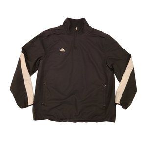 Adidas Track Sweatshirt Quarter Zip Men's Size 2XL